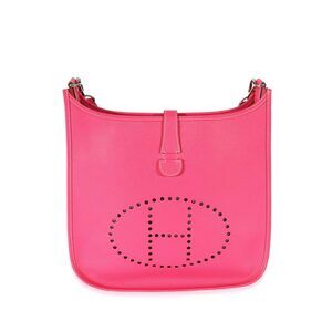 Hermes Rose Tyrien Epsom Evelyne III GM